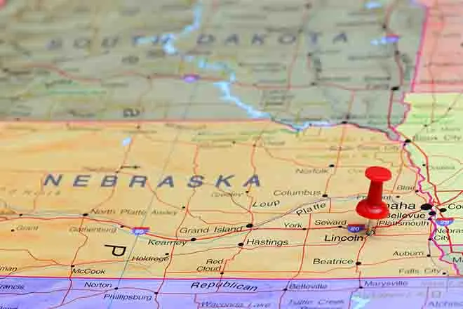 PROMO Map - Nebraska State Map - iStock - dk_photos