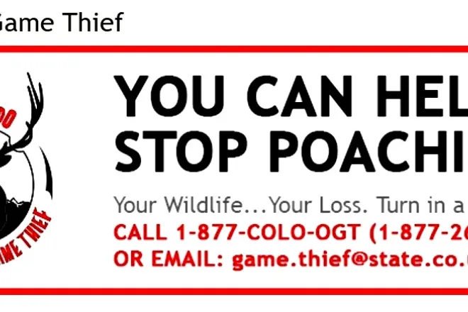 PROMO Outdoors - Colorado Parks and Wildlife CPW Operation Game Thief Poaching - CPW
