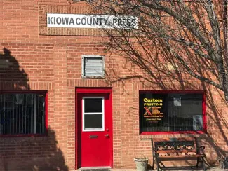 PICT Kiowa County Press front door - Chris Sorensen PICT Kiowa County Press front door - Chris Sorensen
