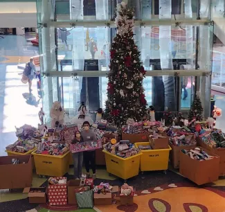 PICT Colorado State Patrol toy drive in 2022 brought more than 2,500 toys to the Children's Hospital Oncology Department - CSP PICT Colorado State Patrol toy drive in 2022 brought more than 2,500 toys to the Children's Hospital Oncology Department - CSP