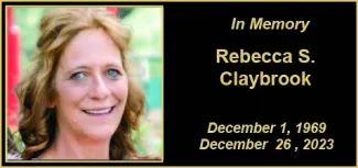 Memorial photo for Rebecca S. Claybrook. Memorial photo for Rebecca S. Claybrook.