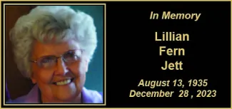 Memorial photo of Lillian Fern Jett.