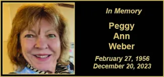 Peggy Ann Weber Memorial photo of Peggy Ann Weber