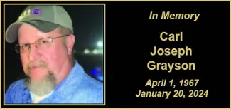 Carl Joseph Grayson Memorial photo of Carl Joseph Grayson