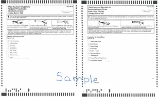 2024 Presidential Primary Election ballot for Kiowa County, Colorado. 2024 Presidential Primary Election ballot for Kiowa County, Colorado.