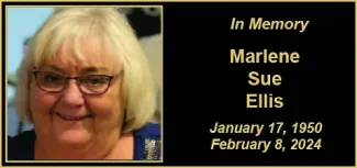Memorial photo of Marlene Sue Ellis.