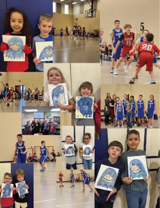 Plainview School students. Collage of pictures of Plainview School students in variety of activities.