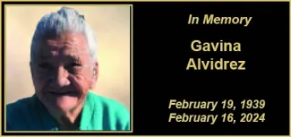 Gavina Alvidrez Memorial photo of Gavina Alvidrez