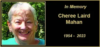 Memorial photo for Cheree Laird Mahan.