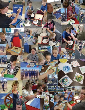 Collage of photos of student and staff activities at Plainview School in Kiowa County, Colorado. Collage of photos of student and staff activities at Plainview School in Kiowa County, Colorado.