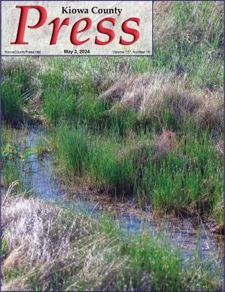 Water flowing from Jackson's Pond in Kiowa County, Colorado - Chris Sorensen