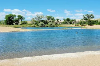 Kestrel Pond at Lake Pueblo Reservoir - CPW Kestrel Pond at Lake Pueblo Reservoir - CPW