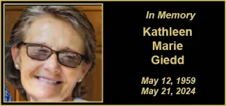 Memorial photo of Kathleen Marie (Crabb) Giedd Memorial photo of Kathleen Marie (Crabb) Giedd