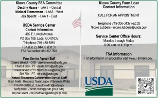 Information box for the Eads USDA Service Center in Kiowa County, Colorado Information box for the Eads USDA Service Center in Kiowa County, Colorado