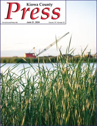 Photo of the week from the June 21, 2024, edition of the Kiowa County Press in Eads, Colorado - Dredging equipment at Jackson's Pond south of Eads - Chris Sorensen. Photo of the week from the June 21, 2024, edition of the Kiowa County Press in Eads, Colorado - Dredging equipment at Jackson's Pond south of Eads - Chris Sorensen.
