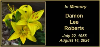 Memorial photo for Damon Lee Roberts. Memorial photo for Damon Lee Roberts.