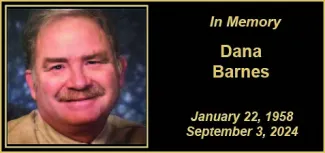 Memorial photo of Dana Barnes Memorial photo of Dana Barnes