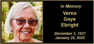 Memorial photo for Verna Gaye Ebright Memorial photo for Verna Gaye Ebright