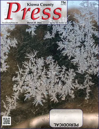 Photo of the week from the March 14, 2025, edition of the Kiowa County Press in Eads, Colorado - Frost on glass - Chris Sorensen. Photo of the week from the March 14, 2025, edition of the Kiowa County Press in Eads, Colorado - Frost on glass - Chris Sorensen.