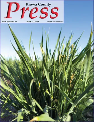 Photo of the week from the April 11, 2025, edition of the Kiowa County Press in Eads, Colorado - Hoping for a wet spring and good wheat harvest - Chris Sorensen. Photo of the week from the April 11, 2025, edition of the Kiowa County Press in Eads, Colorado - Hoping for a wet spring and good wheat harvest - Chris Sorensen.