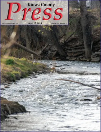 Photo of the week from the April 25, 2025, edition of the Kiowa County Press in Eads, Colorado -  South Arkansas River near Salida - Chris Sorensen.