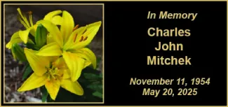 Memorial photo for Charles John Mitchek