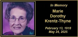 Memorial photo of Marie Dorothy Krentz-Thyne
