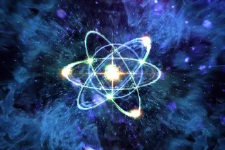 PROMO HIRES Energy - Nuclear Power Science Atom - iStock - EzumeImages Artist's concept of an atom, with a nucleus and orbiting electrons