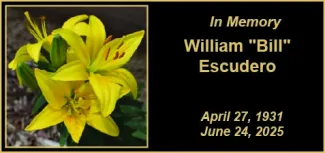Memorial photo for William "Bill" Escudero