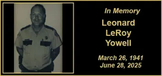 Memorial photo for Leonard LeRoy Yowell Memorial photo for Leonard LeRoy Yowell