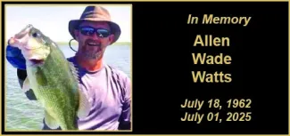 Memorial photo for Allen Wade Watts Memorial photo for Allen Wade Watts
