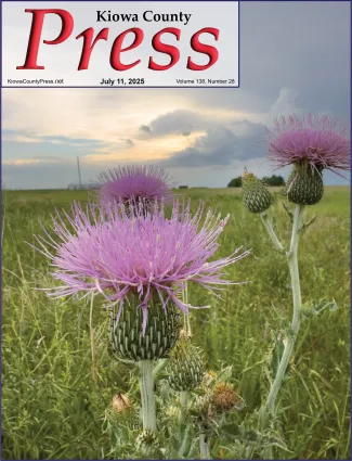 Photo of the week from the July 11, 2025, edition of the Kiowa County Press in Eads, Colorado - Plume Thistles in Kiowa County, Colorado. Photo of the week from the July 11, 2025, edition of the Kiowa County Press in Eads, Colorado - Plume Thistles in Kiowa County, Colorado.