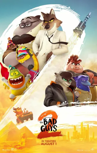 Movie poster for The Bad Guys 2 Movie poster for The Bad Guys 2