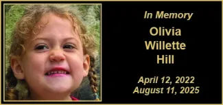 Memorial photo for Olivia Willette Hill Memorial photo for Olivia Willette Hill