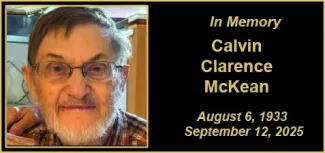 Memorial photo for Calvin Clarence McKean