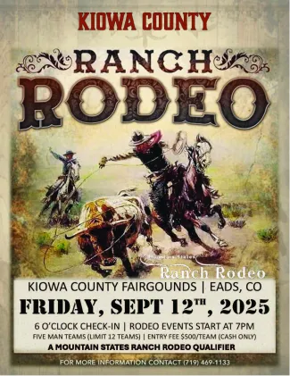 Ranch Rodeo at the 2025 Kiowa County Fair