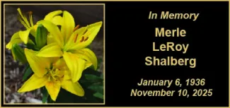 Memorial photo for Merle LeRoy Shalberg