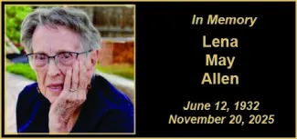 Memorial photo for Lena May Allen