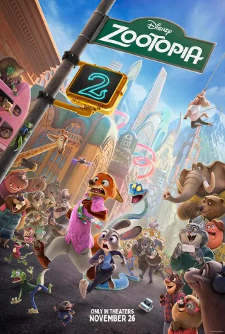 Movie poster for Zootopia 2