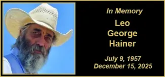 Memorial photo for Leo George Hainer