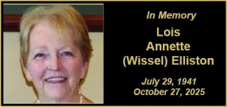Memorial photo for Lois Annette (Wissel) Elliston