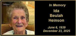 Memorial photo for Ida Beulah Heinson