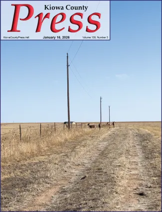 Photo of the week from the January 16, 2026, edition of the Kiowa County Press in Eads, Colorado -  Deer near Eads in Kiowa County, Colorado. - Chris Sorensen.