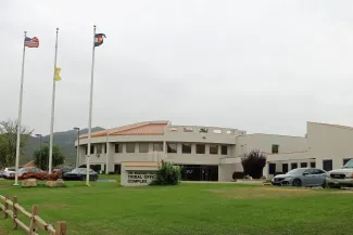 Overview of the Ute Mountain Ute Tribal Office Complex - Jeffrey Beall - CC BY 4.0 - Cropped from original