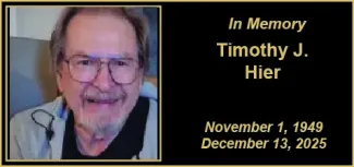 Memorial photo for Timothy J. Hier