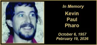 Memorial photo for Kevin Paul Pharo
