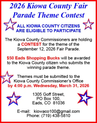 Advertisement for a parade theme contest