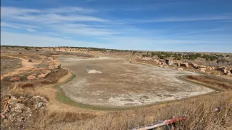 Two Buttes Reservoir in Baca County - CPW - Jim Ramsay