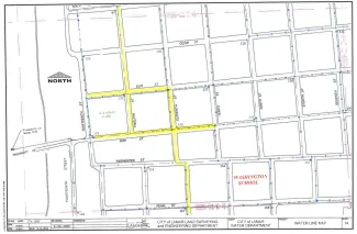 Lamar Water Shutoff Map