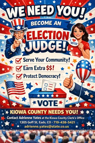 Advertisement for election judges